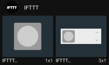 ifttt,button widget